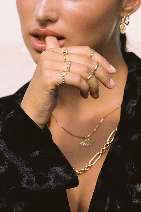 GYPSY STACK RING GOUD